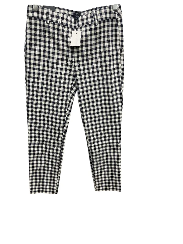 Pants Leggings By J. Crew In Plaid Pattern, Size: 4