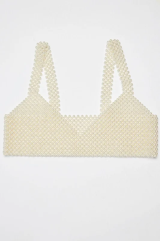 White Pearl Bralette