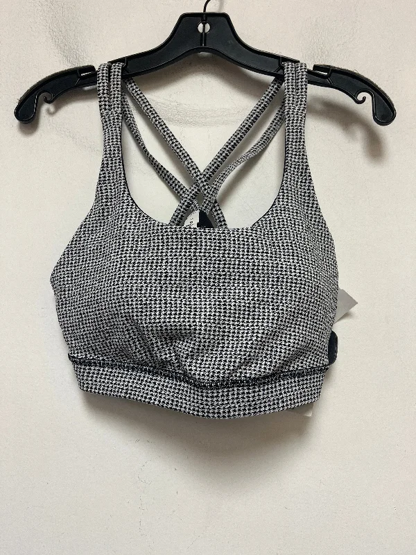 Black & White Athletic Bra Lululemon, Size 12